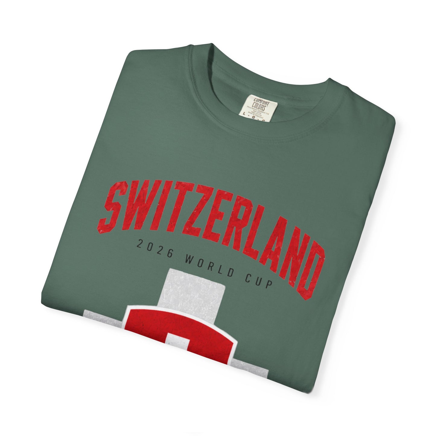 SWITZERLAND Unisex Garment-Dyed T-shirt