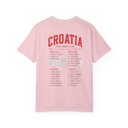 CROATIA Unisex Garment-Dyed T-shirt