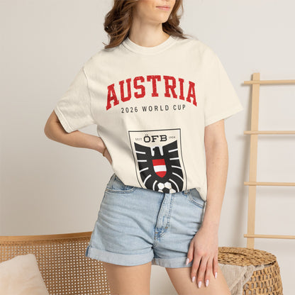 AUSTRIA Unisex Garment-Dyed T-shirt