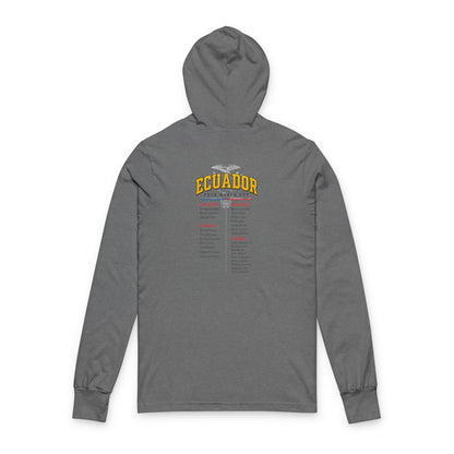 FIFA ECUADOR Hoodie Tee — Lightweight Hooded Long-Sleeve Shirt