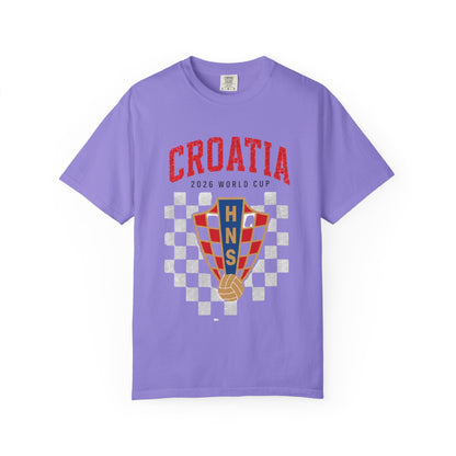 CROATIA Unisex Garment-Dyed T-shirt