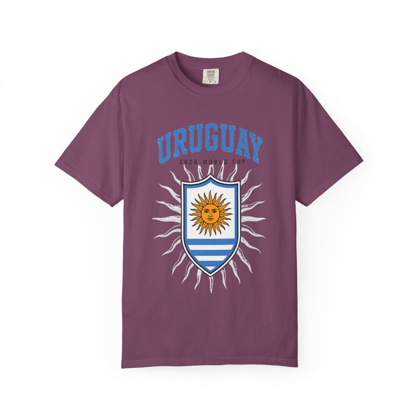 Uruguay Unisex Garment-Dyed T-shirt