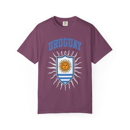 Uruguay Unisex Garment-Dyed T-shirt
