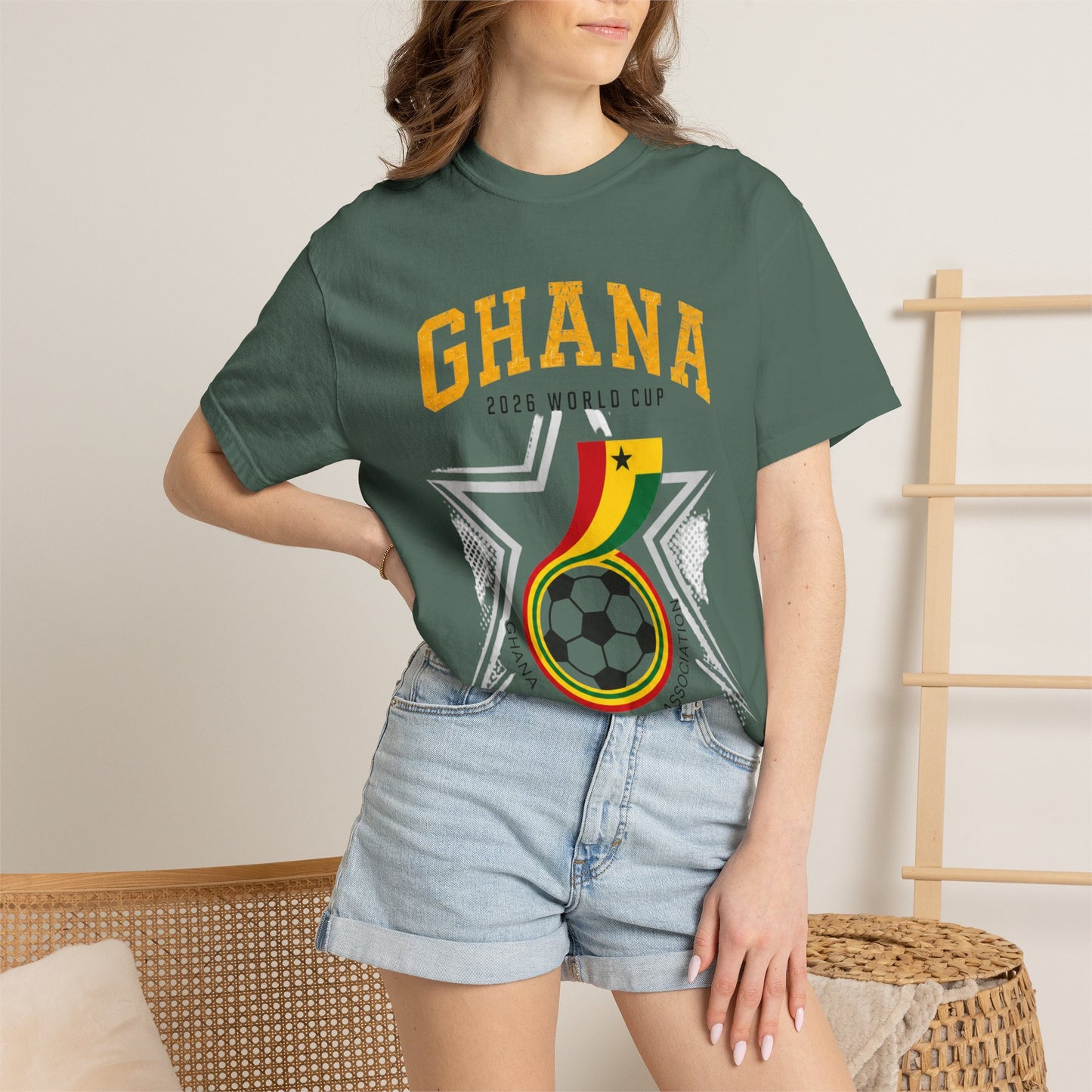 GHANA Unisex Garment-Dyed T-shirt