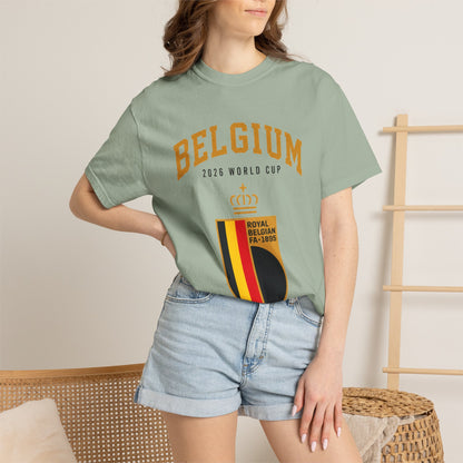 Belgium Unisex Garment-Dyed T-shirt
