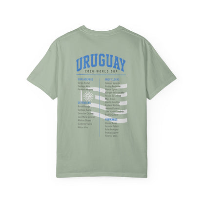 Uruguay Unisex Garment-Dyed T-shirt
