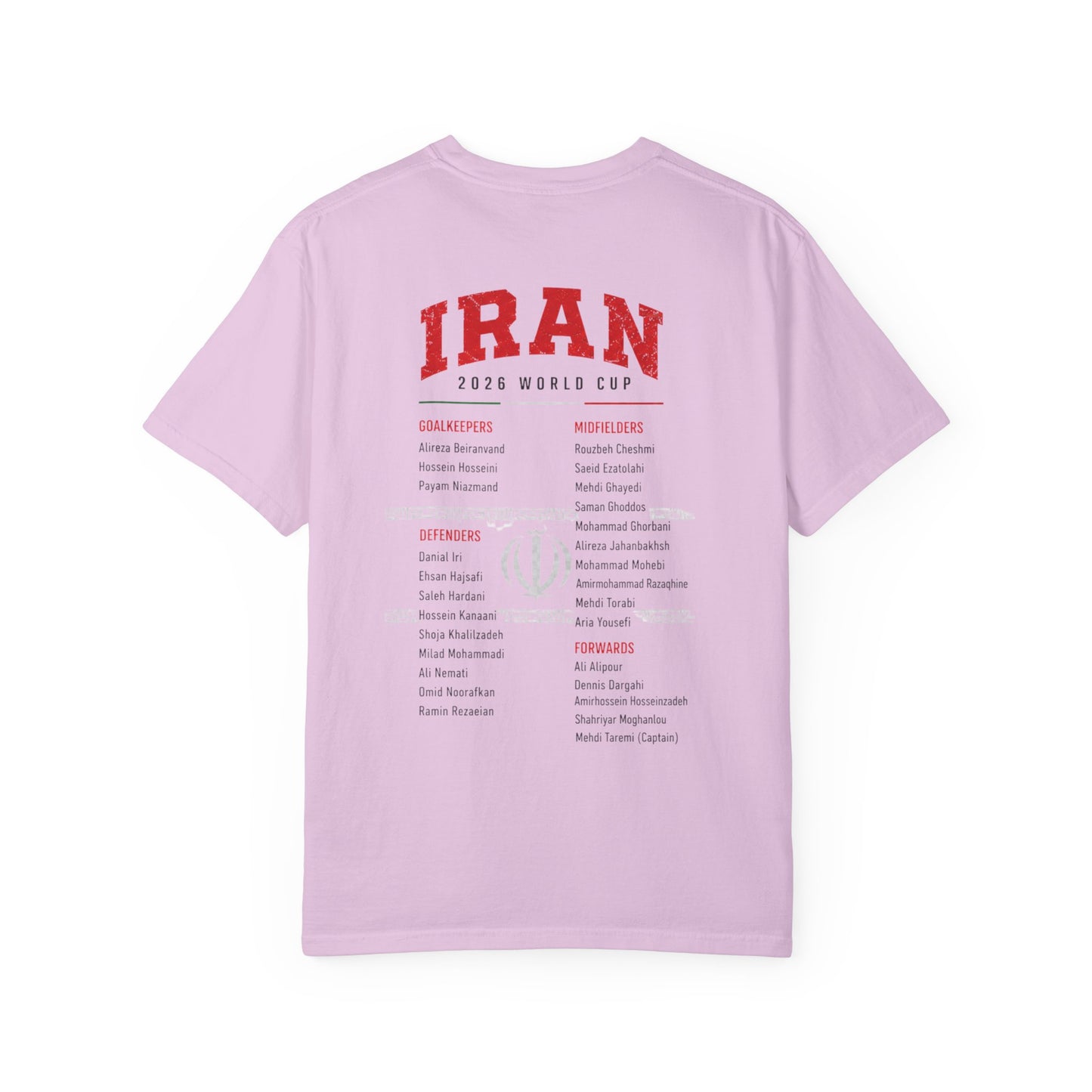 FIFA IRAN Unisex Garment-Dyed T-shirt