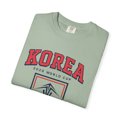 KOREA Unisex Garment-Dyed T-shirt
