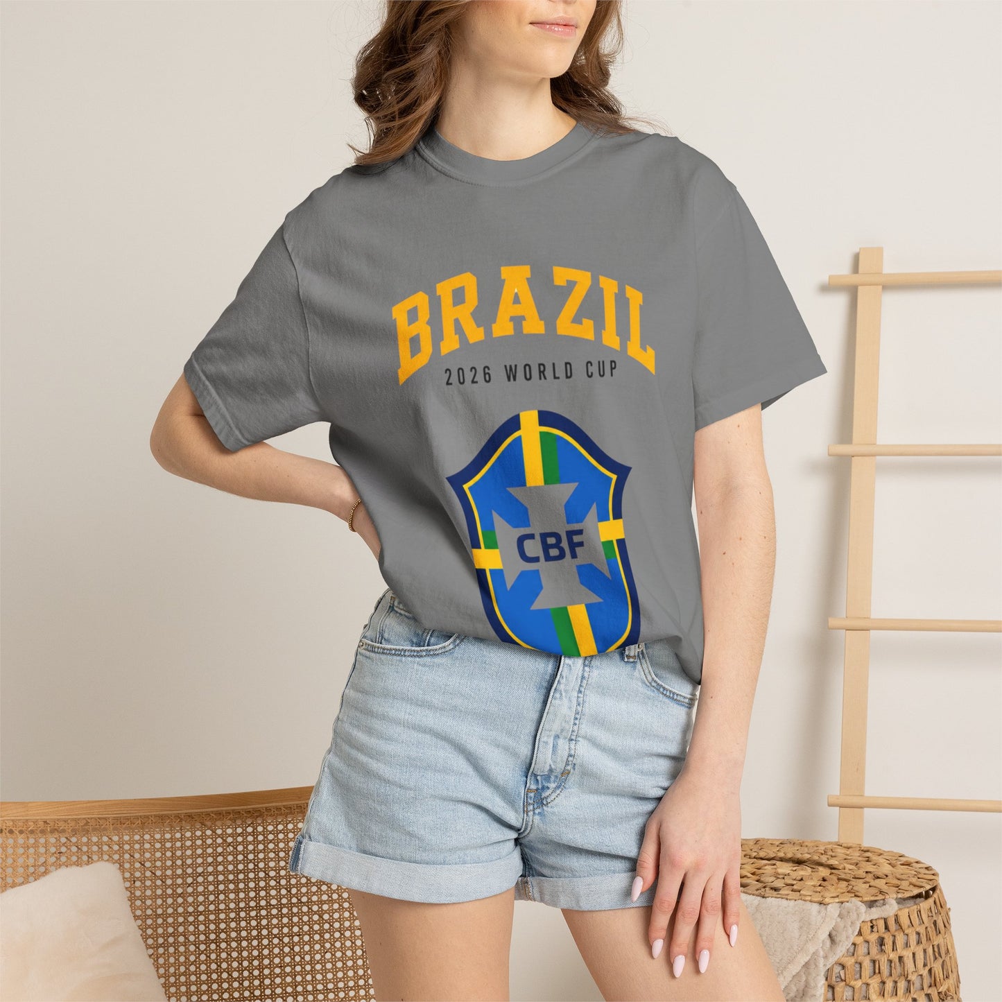 BRAZIL Unisex Garment-Dyed T-shirt