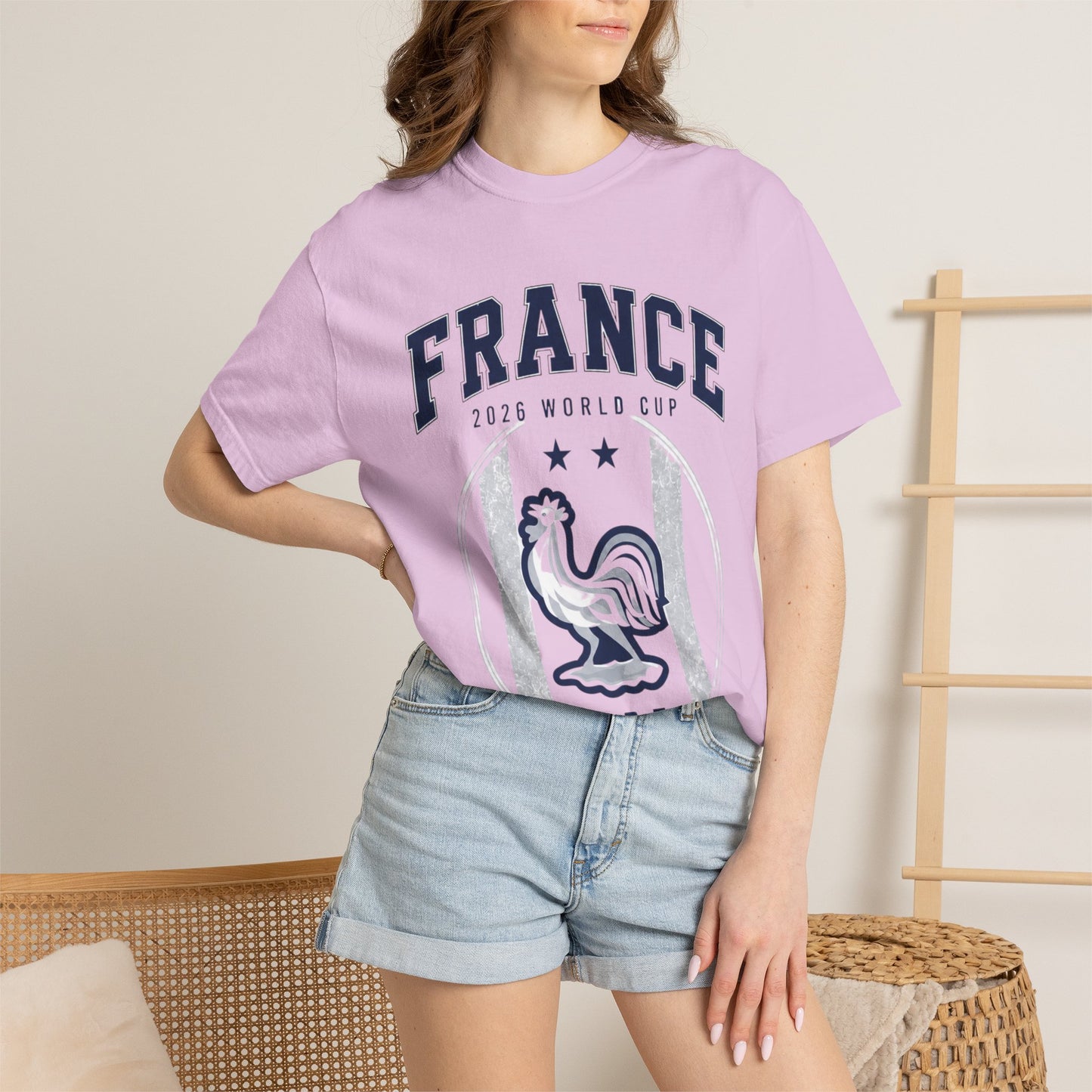 France Unisex Garment-Dyed T-shirt