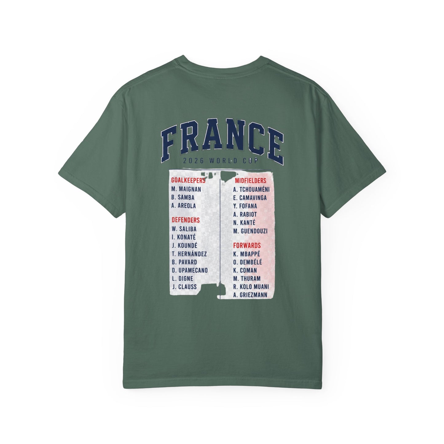 France Unisex Garment-Dyed T-shirt