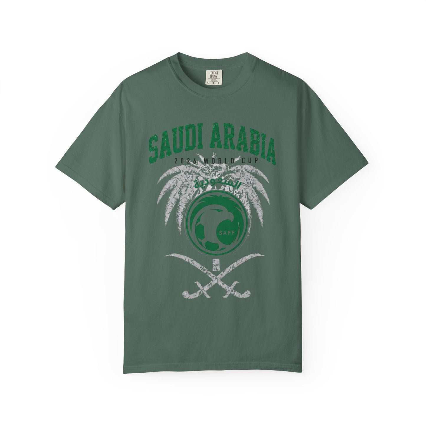 SAUDI ARABIA Unisex Garment-Dyed T-shirt
