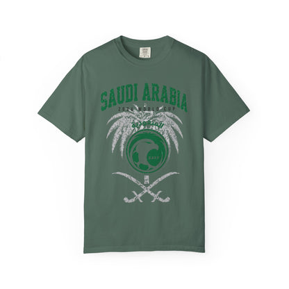 SAUDI ARABIA Unisex Garment-Dyed T-shirt