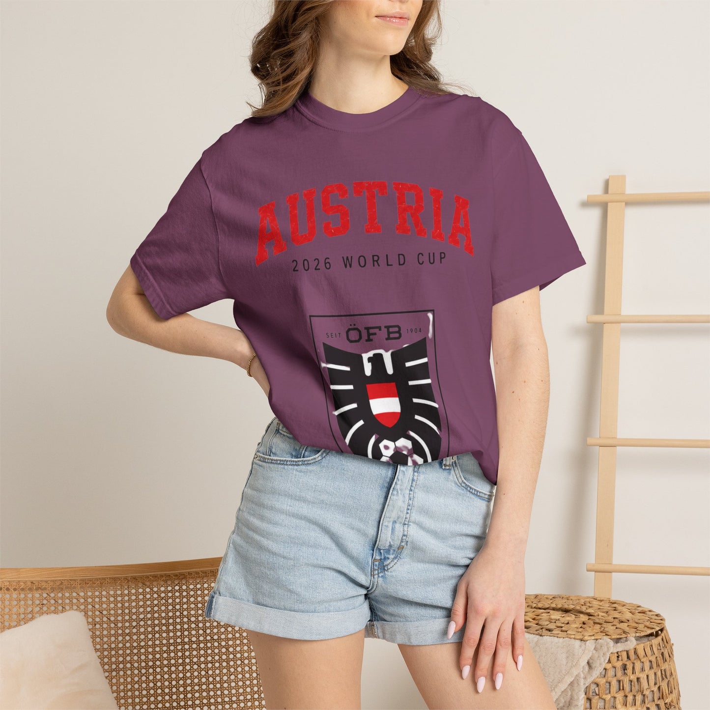 AUSTRIA Unisex Garment-Dyed T-shirt