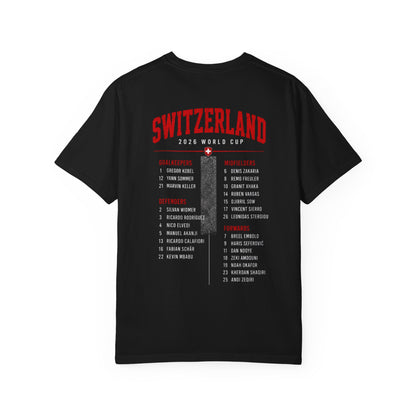 SWITZERLAND Unisex Garment-Dyed T-shirt