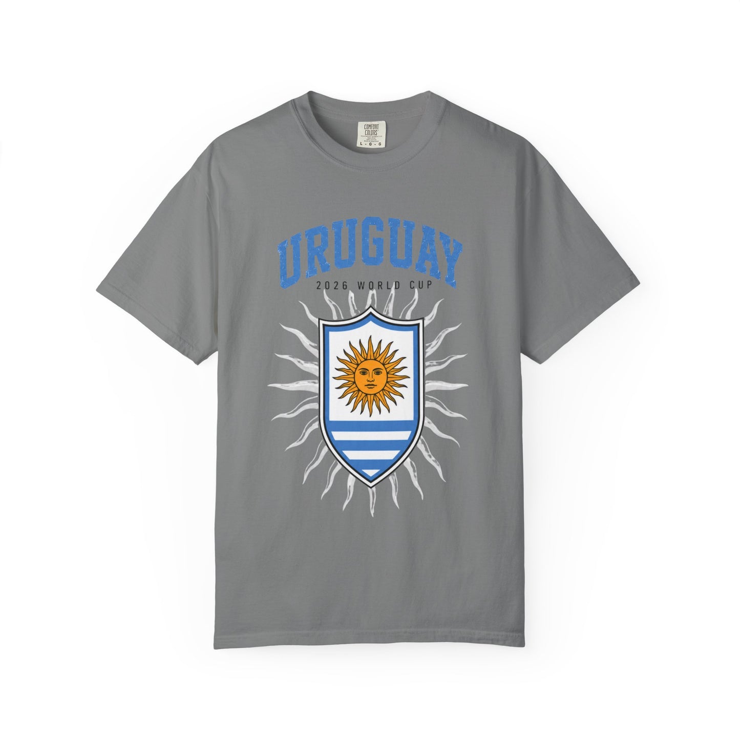 Uruguay Unisex Garment-Dyed T-shirt