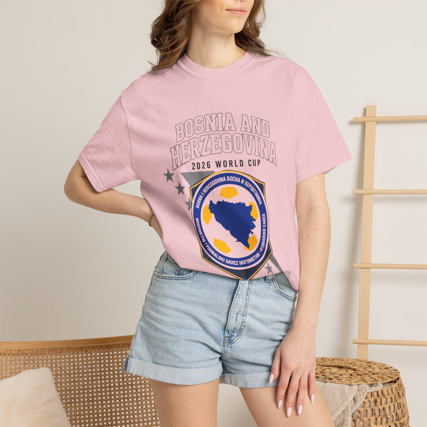 BOSNIA AND HERZEGOVINA Unisex Garment-Dyed T-shirt