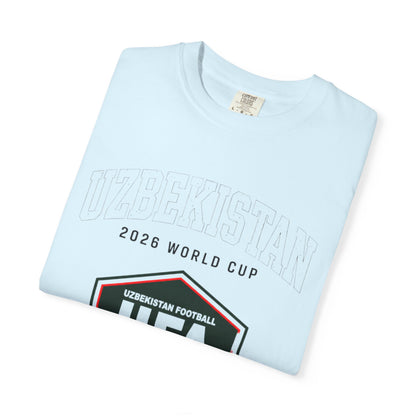UZBEKISTAN Unisex Garment-Dyed T-shirt