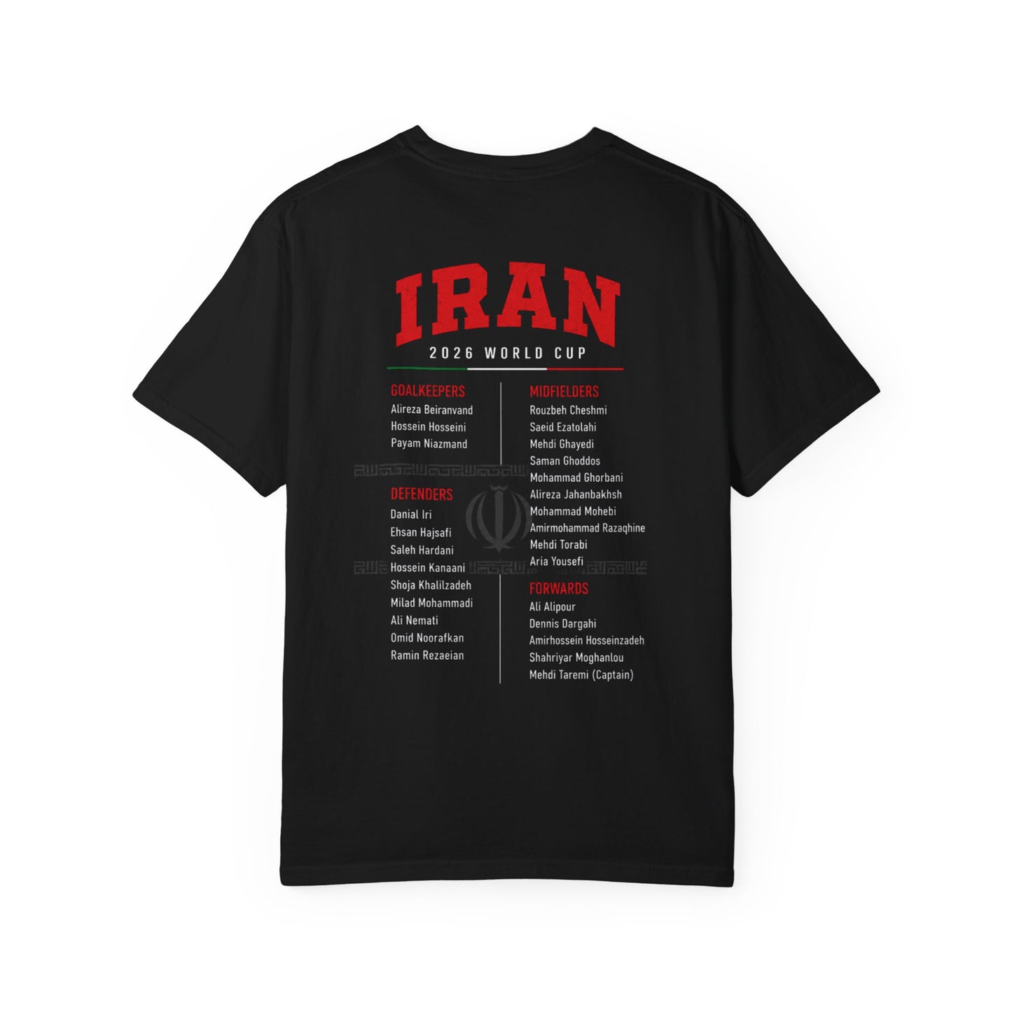 FIFA IRAN Unisex Garment-Dyed T-shirt