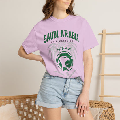 SAUDI ARABIA Unisex Garment-Dyed T-shirt