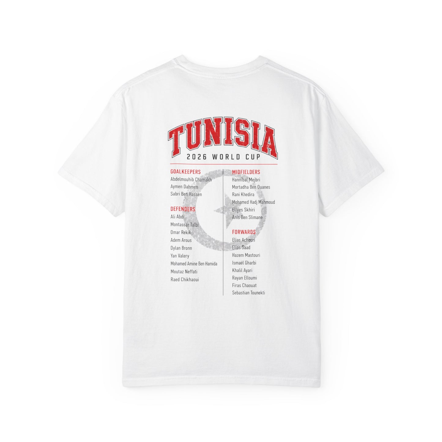 TUNISIA Unisex Garment-Dyed T-shirt