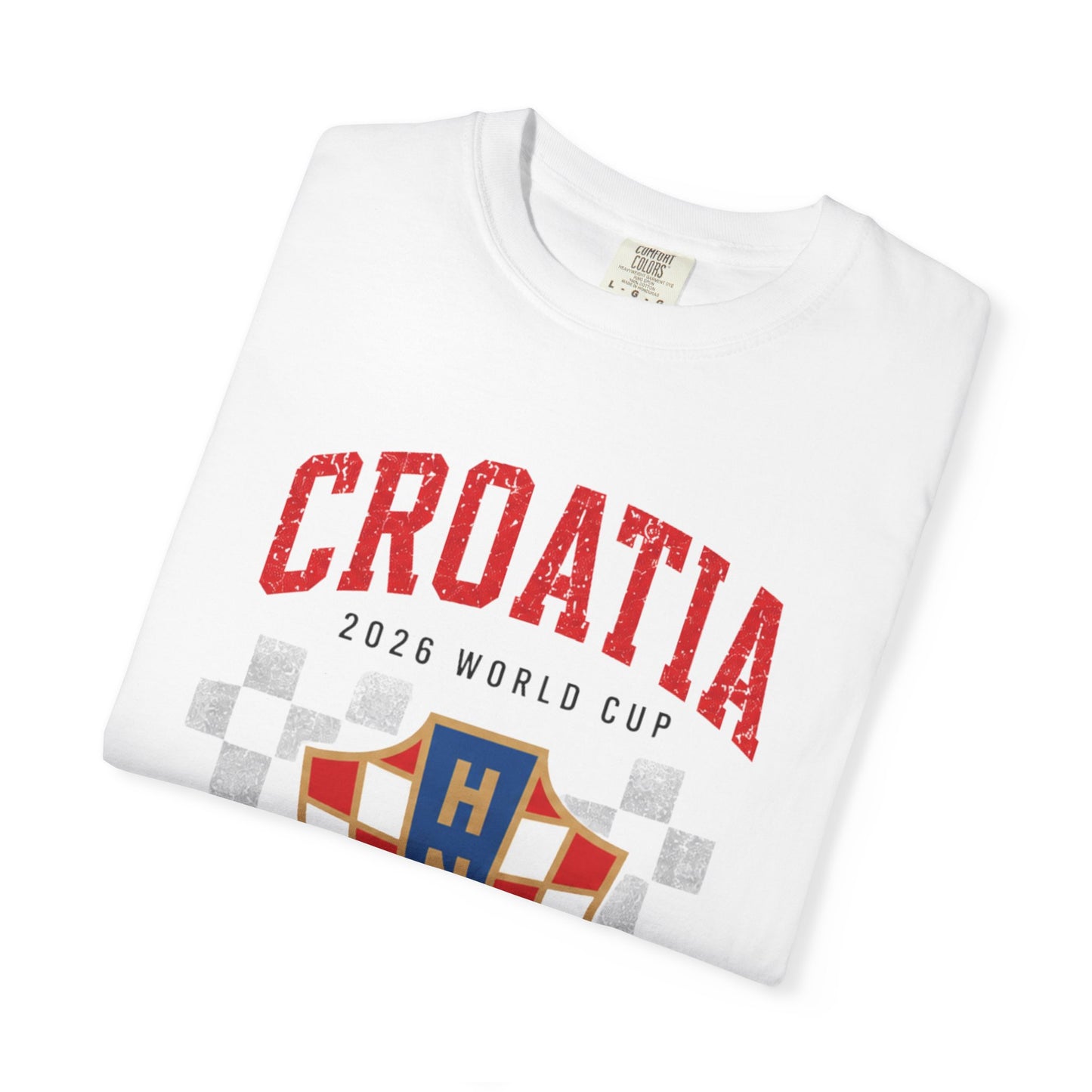 CROATIA Unisex Garment-Dyed T-shirt