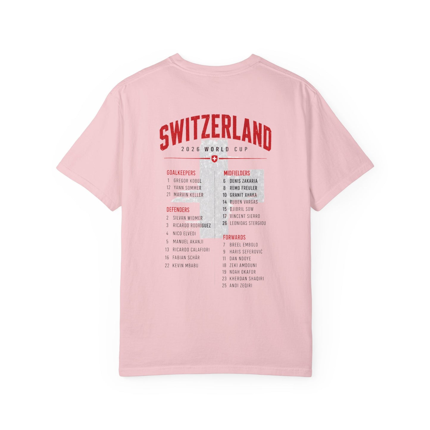 SWITZERLAND Unisex Garment-Dyed T-shirt