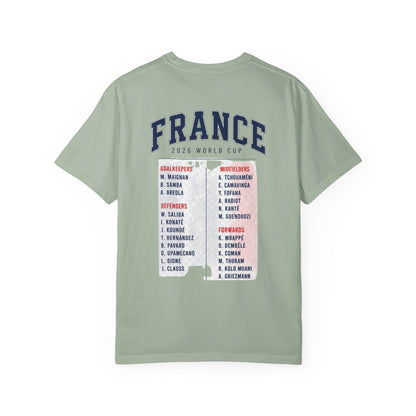 France Unisex Garment-Dyed T-shirt