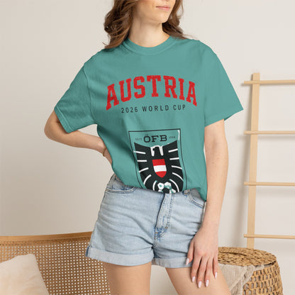 AUSTRIA Unisex Garment-Dyed T-shirt