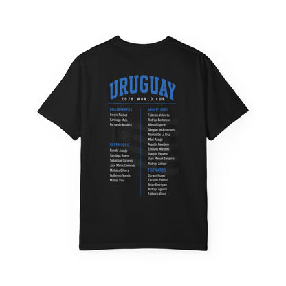 Uruguay Unisex Garment-Dyed T-shirt