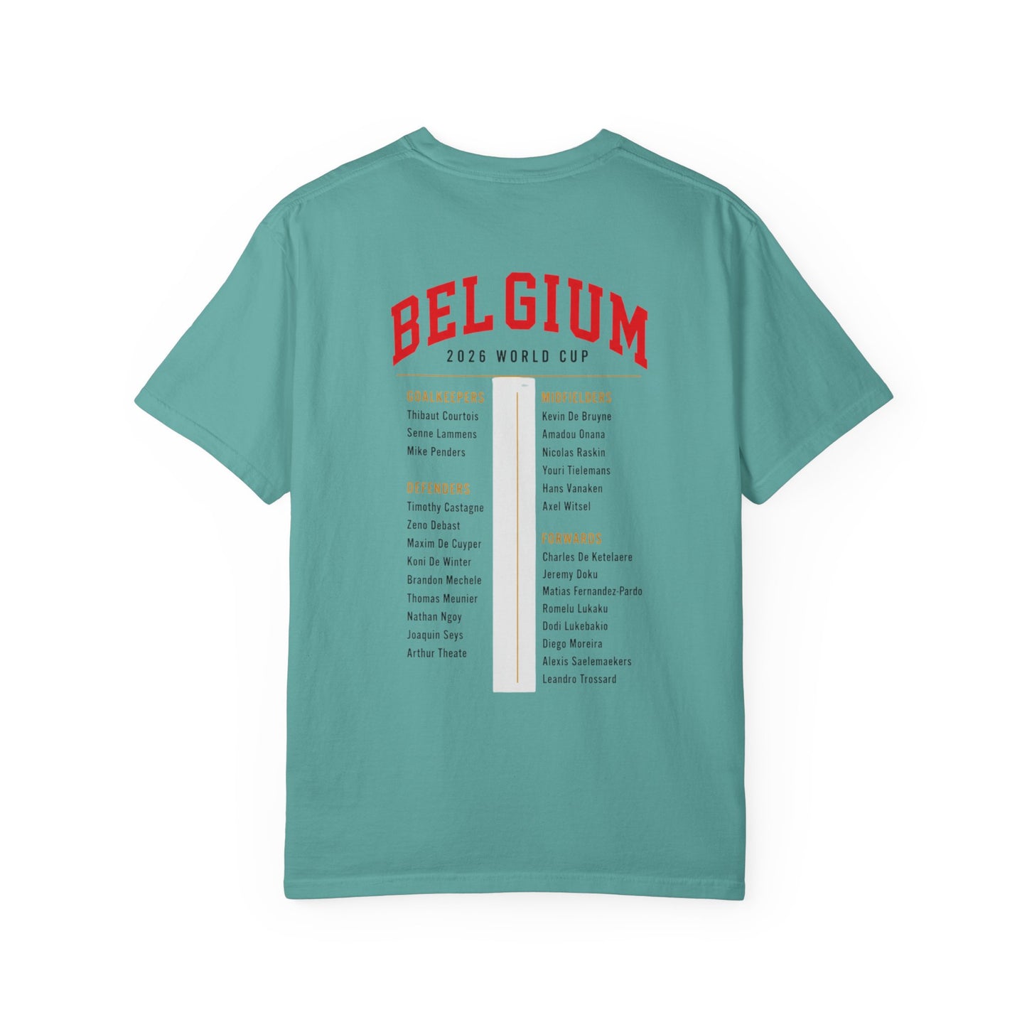 Belgium Unisex Garment-Dyed T-shirt