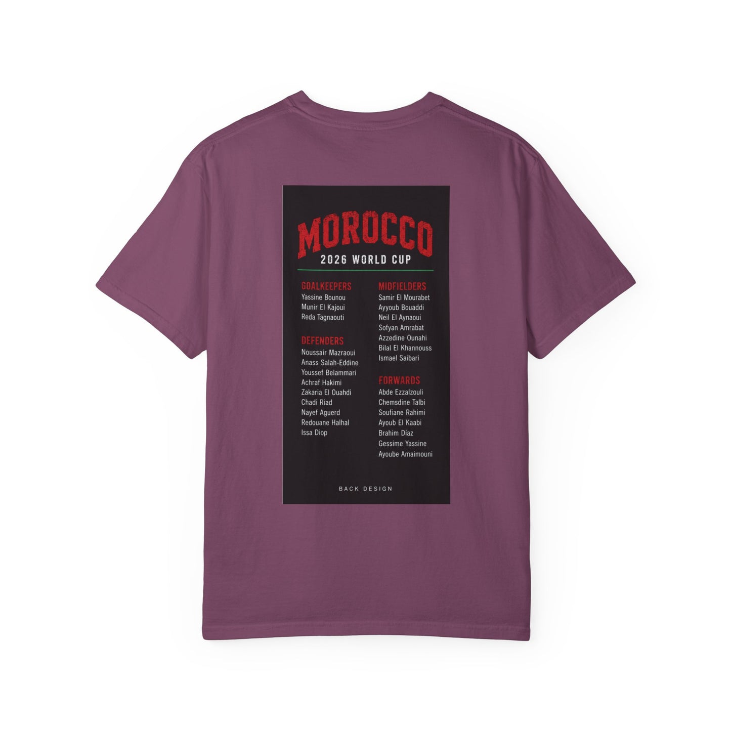 MOROCCO Unisex Garment-Dyed T-shirt