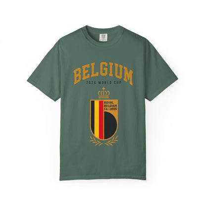 Belgium Unisex Garment-Dyed T-shirt