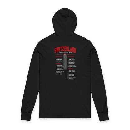 SWITZERLAND Hoodie Tee — Lightweight Hooded Long-Sleeve Shirt