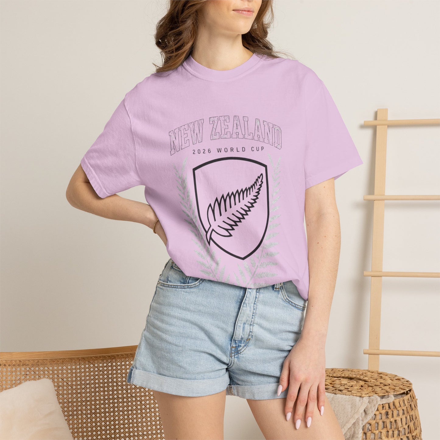 NEW ZEALAND Unisex Garment-Dyed T-shirt