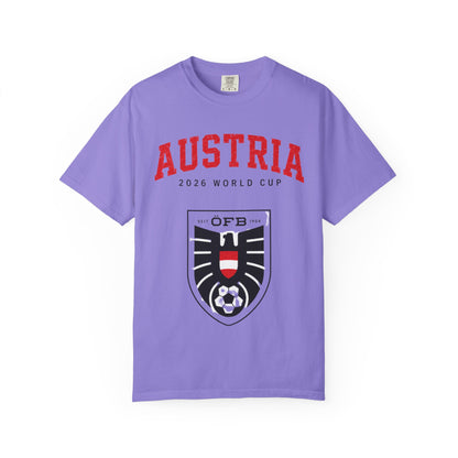 AUSTRIA Unisex Garment-Dyed T-shirt