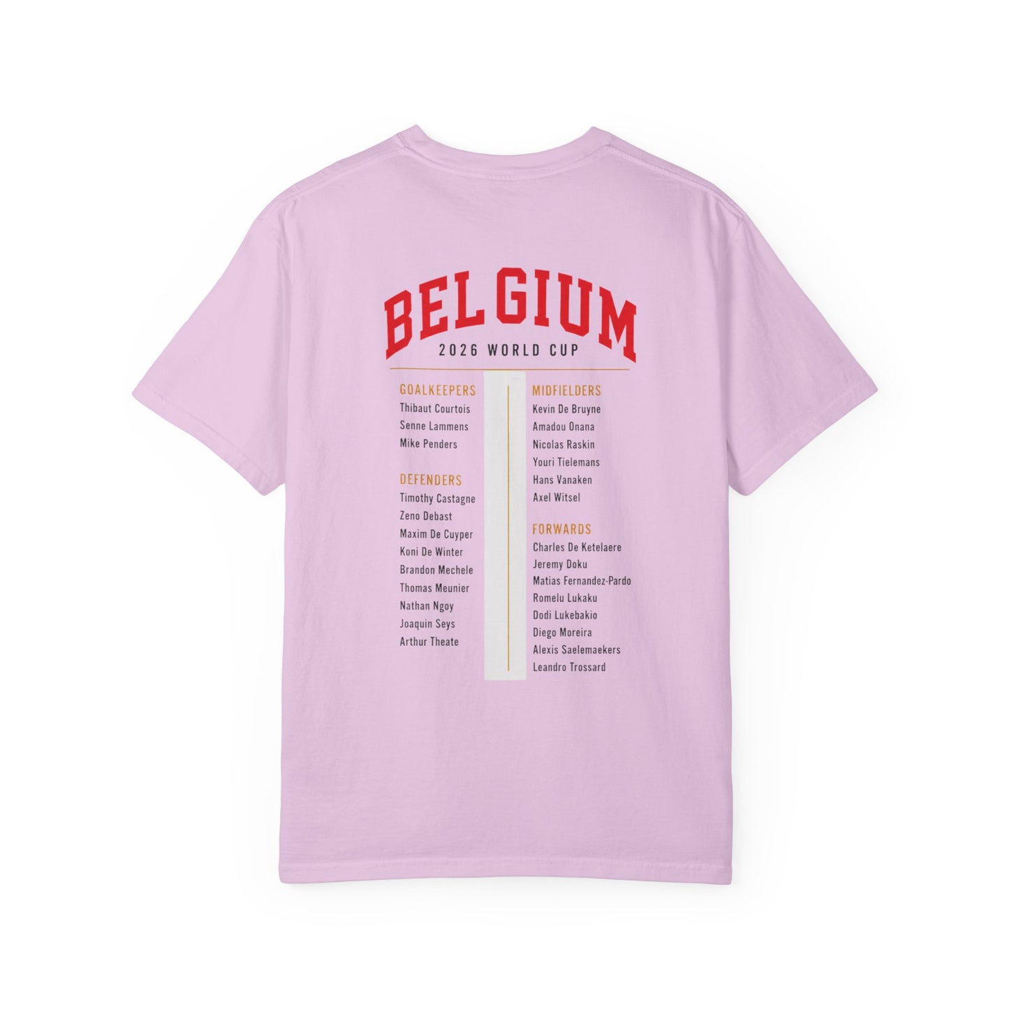 Belgium Unisex Garment-Dyed T-shirt