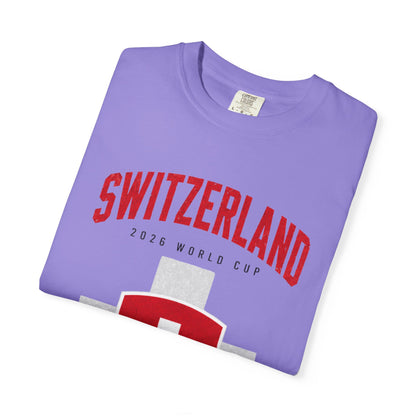 SWITZERLAND Unisex Garment-Dyed T-shirt