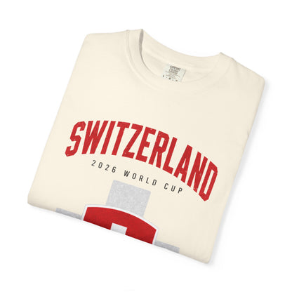 SWITZERLAND Unisex Garment-Dyed T-shirt