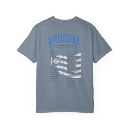 Uruguay Unisex Garment-Dyed T-shirt