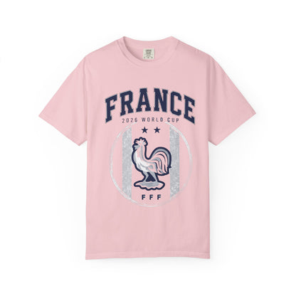 France Unisex Garment-Dyed T-shirt