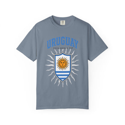 Uruguay Unisex Garment-Dyed T-shirt