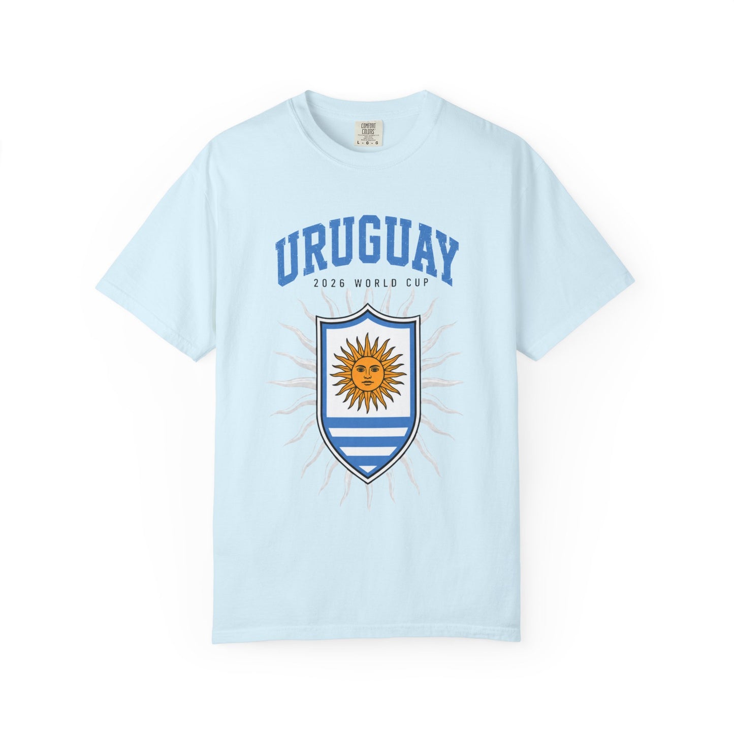 Uruguay Unisex Garment-Dyed T-shirt