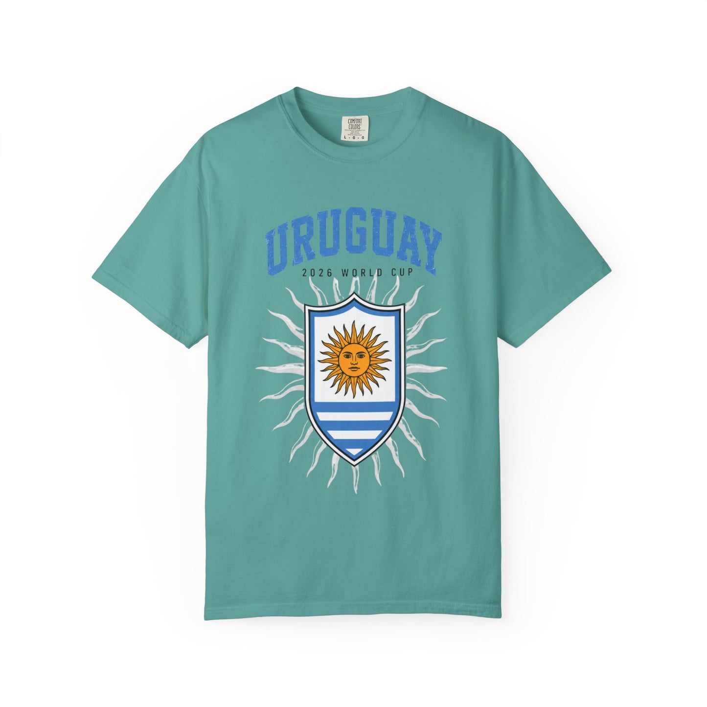 Uruguay Unisex Garment-Dyed T-shirt