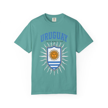 Uruguay Unisex Garment-Dyed T-shirt