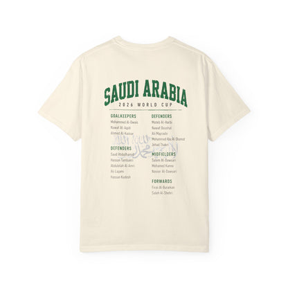SAUDI ARABIA Unisex Garment-Dyed T-shirt