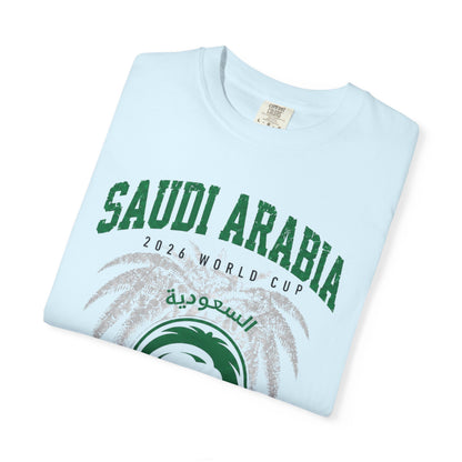 SAUDI ARABIA Unisex Garment-Dyed T-shirt