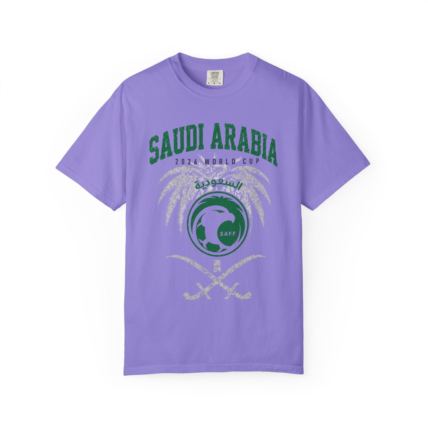 SAUDI ARABIA Unisex Garment-Dyed T-shirt