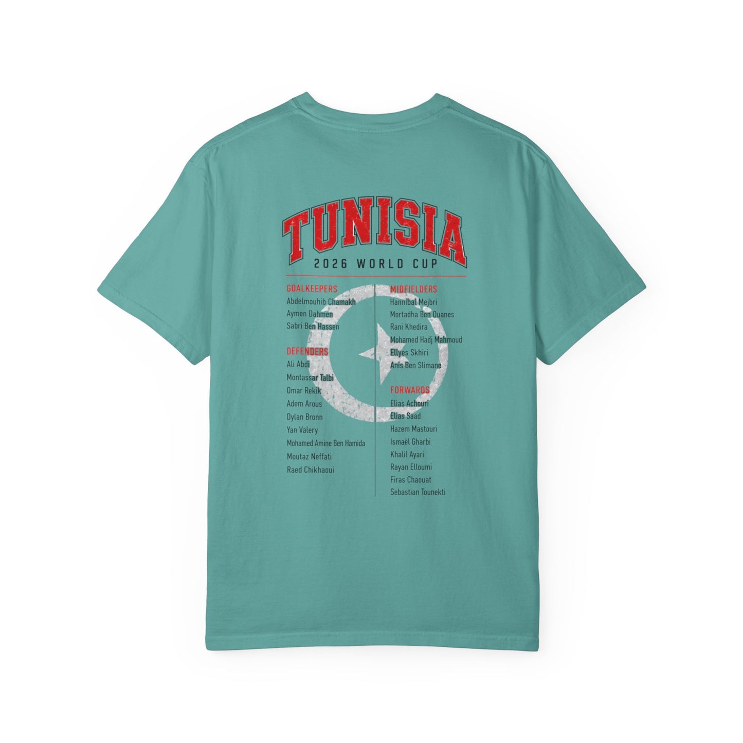 TUNISIA Unisex Garment-Dyed T-shirt