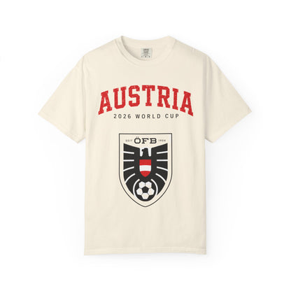 AUSTRIA Unisex Garment-Dyed T-shirt